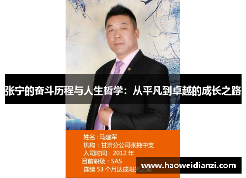 张宁的奋斗历程与人生哲学：从平凡到卓越的成长之路
